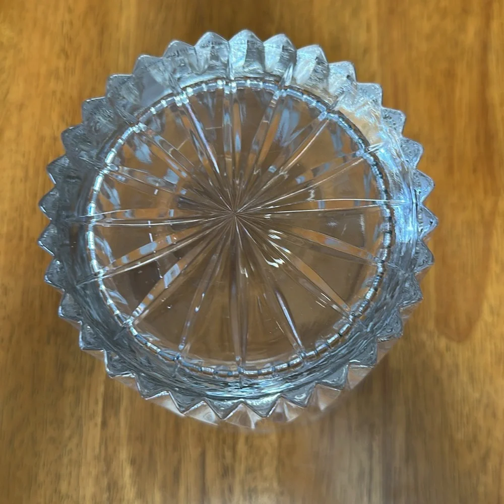 Princess House vintage ice bucket, heritage pattern. Heavy duty.